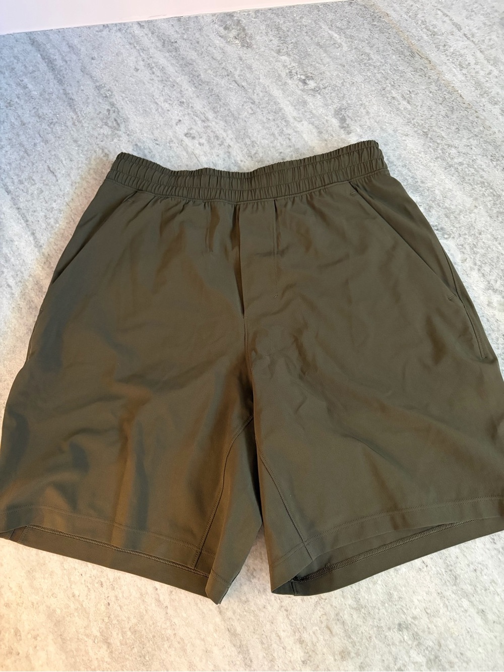 Pace breaker lululemon athletica Men's Olive Green Athletic Shorts